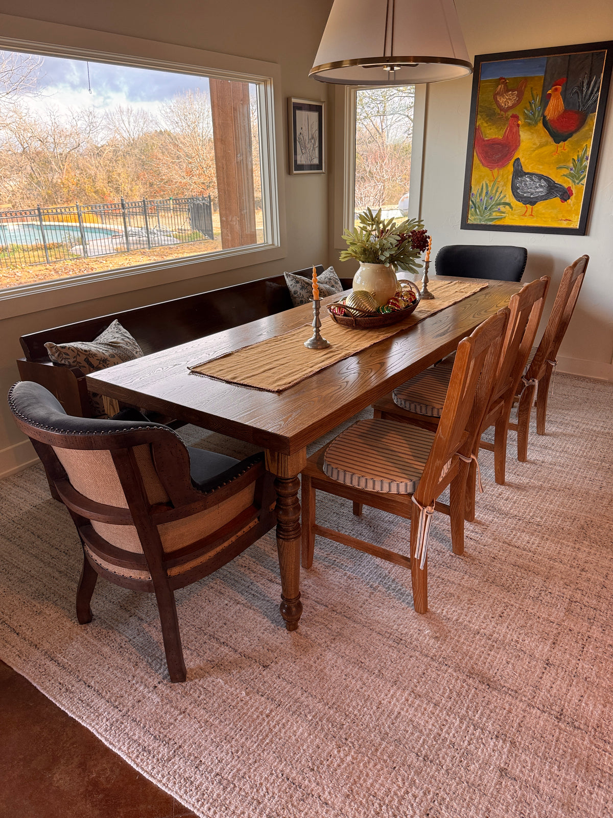 Custom Hardwood Dining Tables Dallas, TX | Jeffers Woodshop