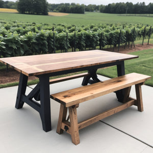 The Riley Trestle Farm Table