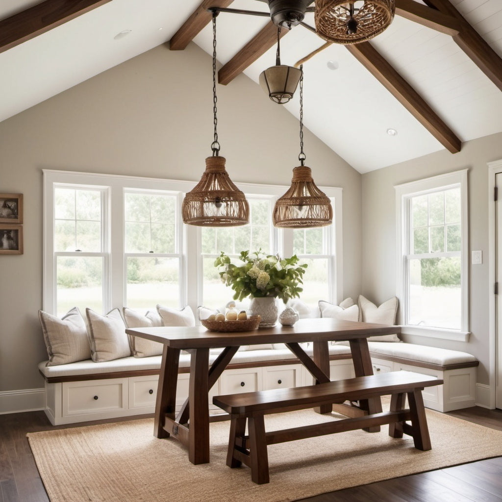The Riley Trestle Farm Table
